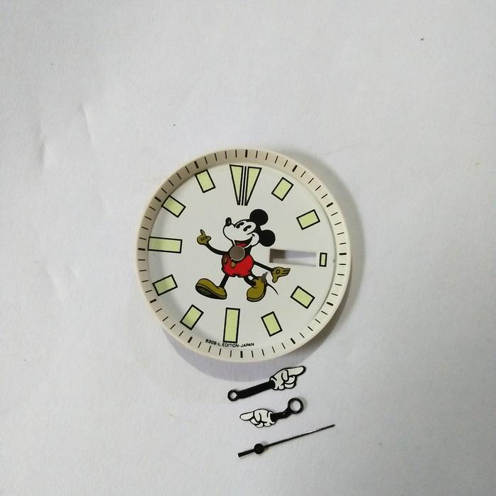 Dial seiko diver 6309 mickey mouse kuning MOD skx