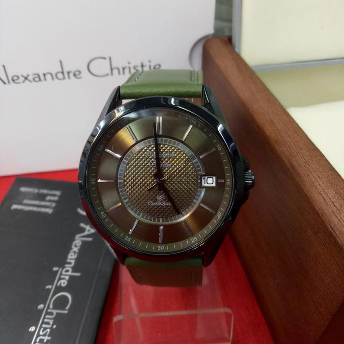 Jam Tangan Analog Pria Alexandre Christie AC 8649 MD St Steel