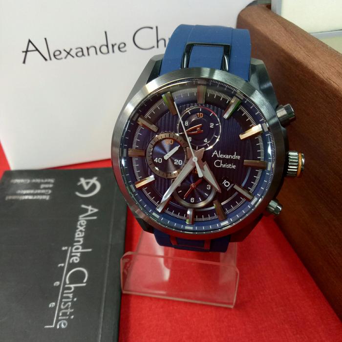 Jam Tangan Analog Pria Alexandre Christie Ac 6582 MC St Steel
