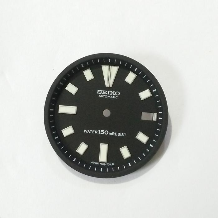 Dial seiko diver 7002 MOD skx black chapter ring