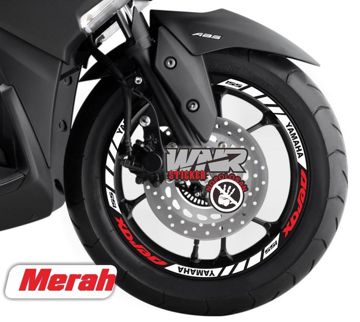 promo sticker velg yamaha aerox lis velg new aerox