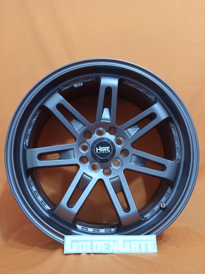 JUAL VELG MOBIL MURAH DIPALEMBANG TYPE HSR WHEEL DAIMON RING 17
