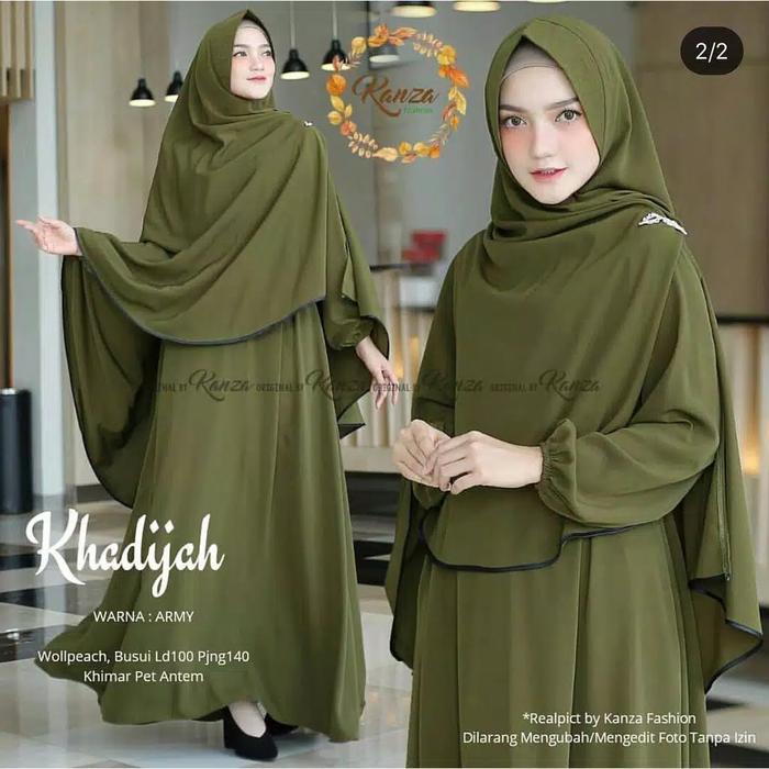 KHADIJAH SYAR'I (RM) DRES | GAMIS SYAR'I | GAMIS MURAH | GAMIS REMAJA