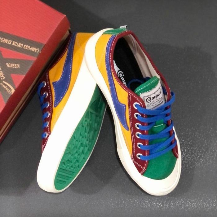 SEPATU CAMPUSS MAMBO LOW KUNING YELLOW BUKAN COMPASS XPRESSI