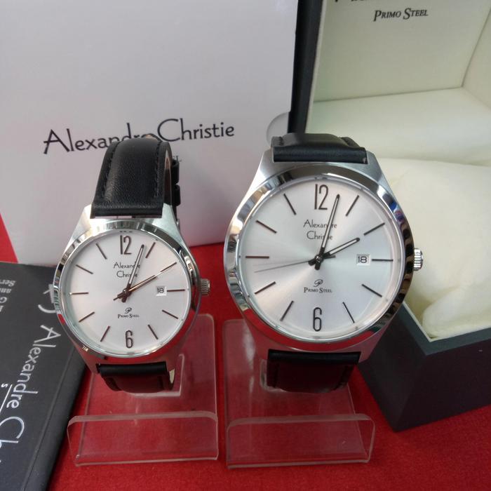 Jam Tangan Analog Couple Alexandre CHristie Ac 1009 MD/LD Stainless