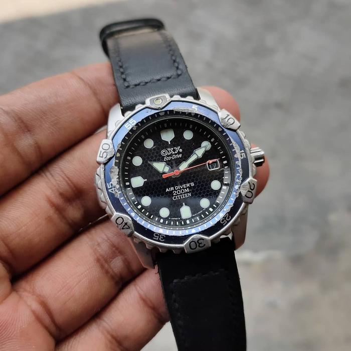 Jam Tangan Citizen Oxy Eco-Drive Air Diver's 200m