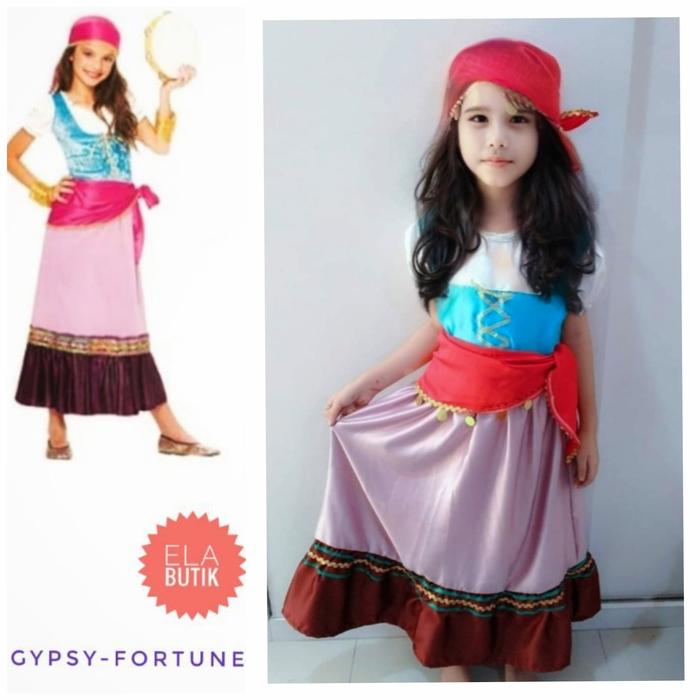 kostum peramal/gypsy/fortune teller. Sd Fashion