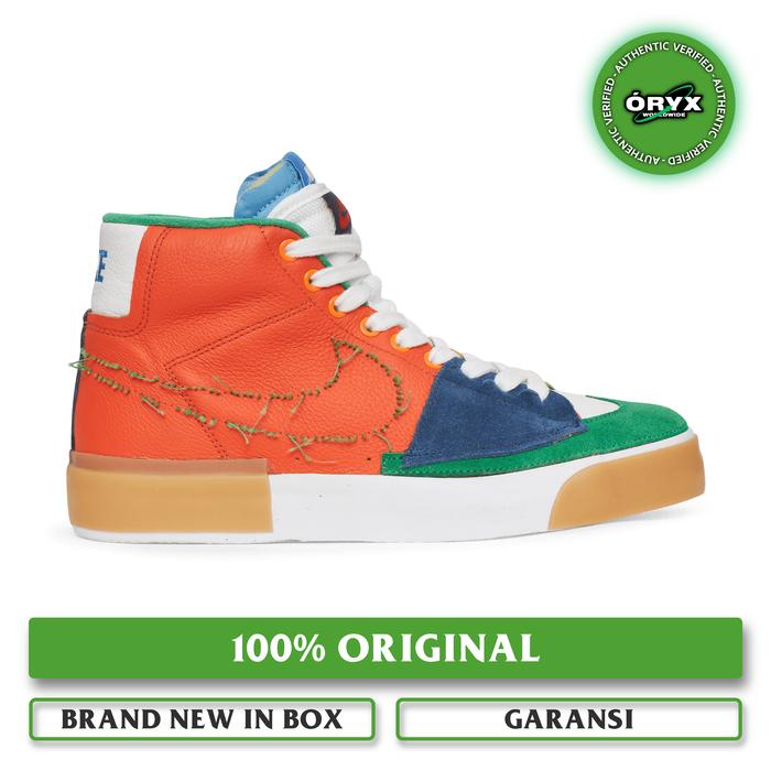 Nike SB Zoom Blazer Mid Edge Safety Orange / Lucky Green