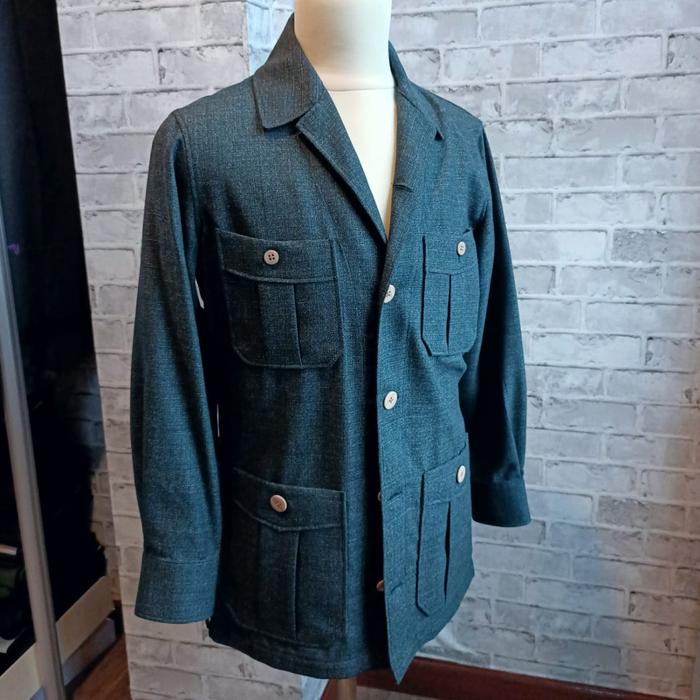 Lopez Aragon Cerruti Santana Safari Jacket Made in Spain Brand New