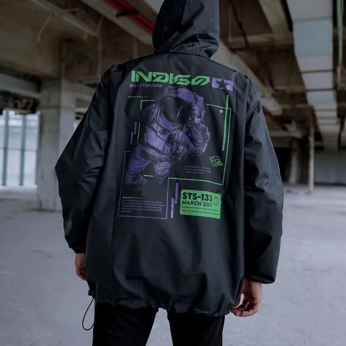jaket arstonomi cagoule indigo | antiair original indigo