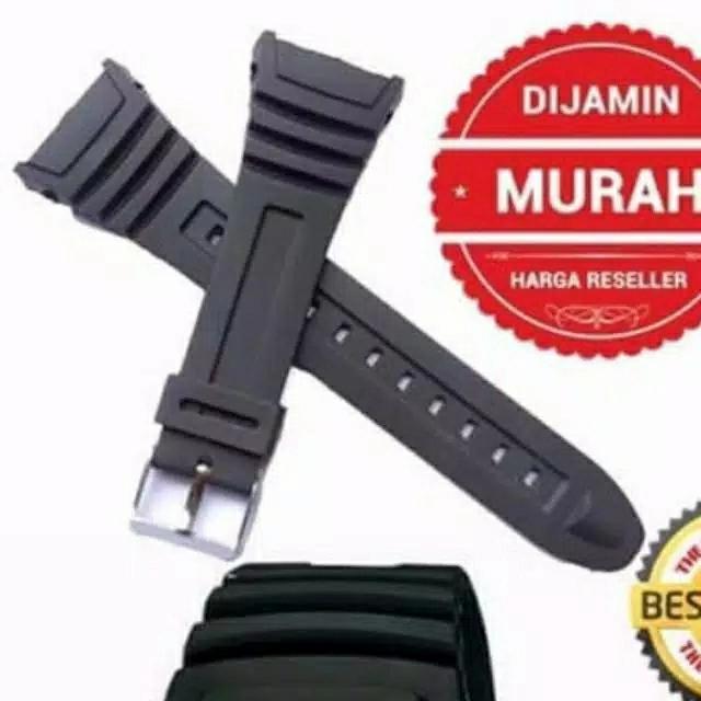 TALI STRAP JAM CASIO W-96H W96H W96-H W 96 H RUBBER TALI CASIO W 96H