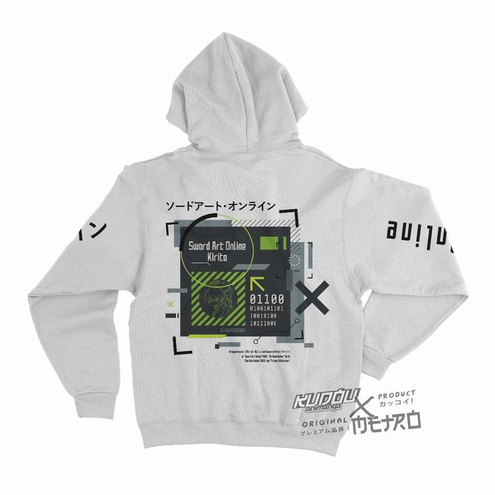 Hoodie SAO Kirito White