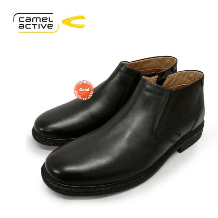 Sepatu Camel Active Dortmunt Boots Pria Original - Black