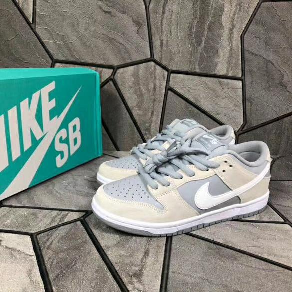 Nike Sb Dunk Low Summit White Wolf Grey*Real Pic*