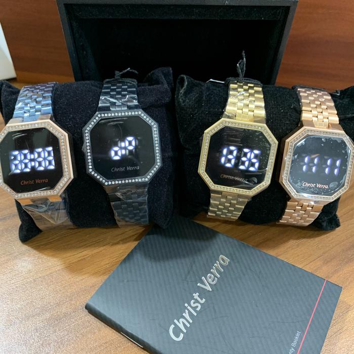 JAM TANGAN CHRIST VERRA CV 71185L 16 BLK GARANSI 2 TAHUN RESMI