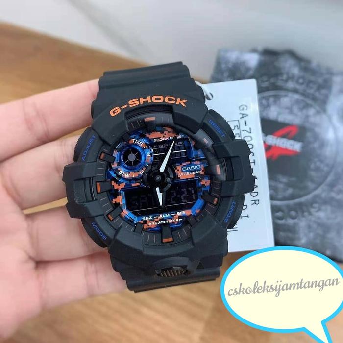 JAM TANGAN PRIA CASIO G-SHOCK GA-700CT-1A GA700CT-1A ORIGINAL GARANSI