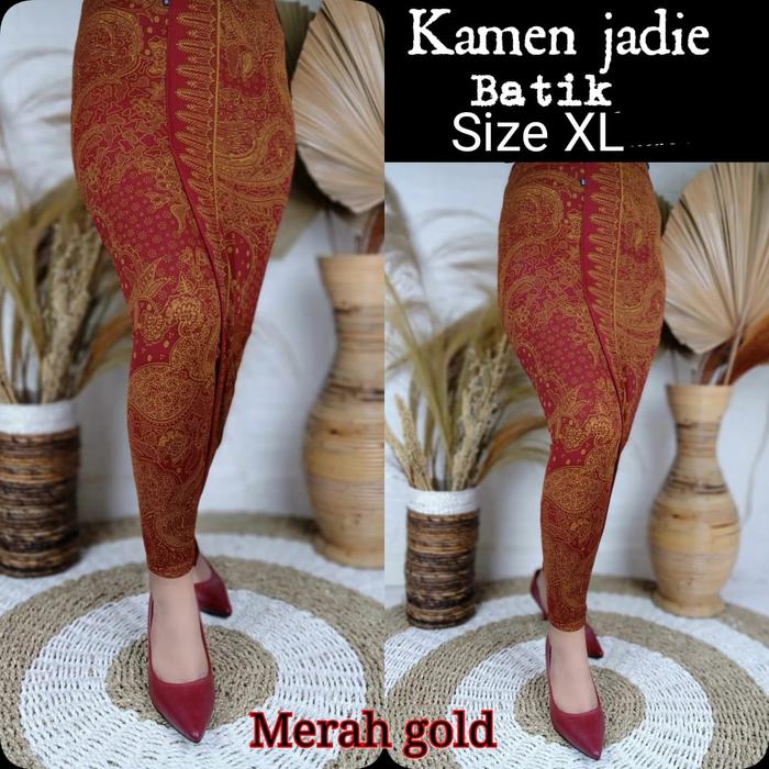 Kamben Jadi Moscrepe Motif Batik