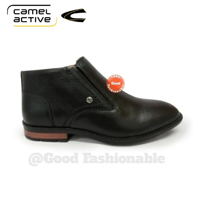 Sepatu Original Camel Active Houser Boots Pria - Black