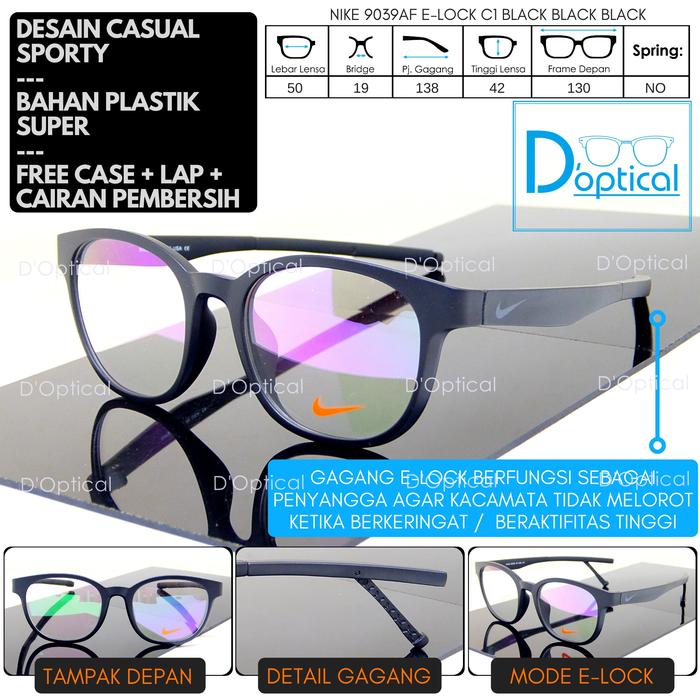 Frame Kacamata Minus NIKE Bulat Sporty Casual