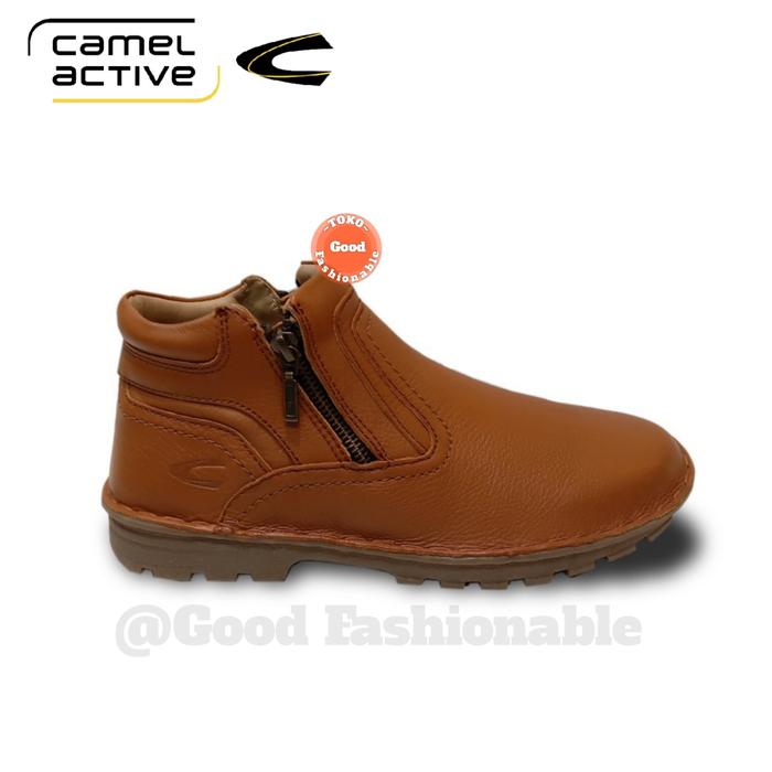 Sepatu Camel Active Gregant Semi Boots Pria - Tan