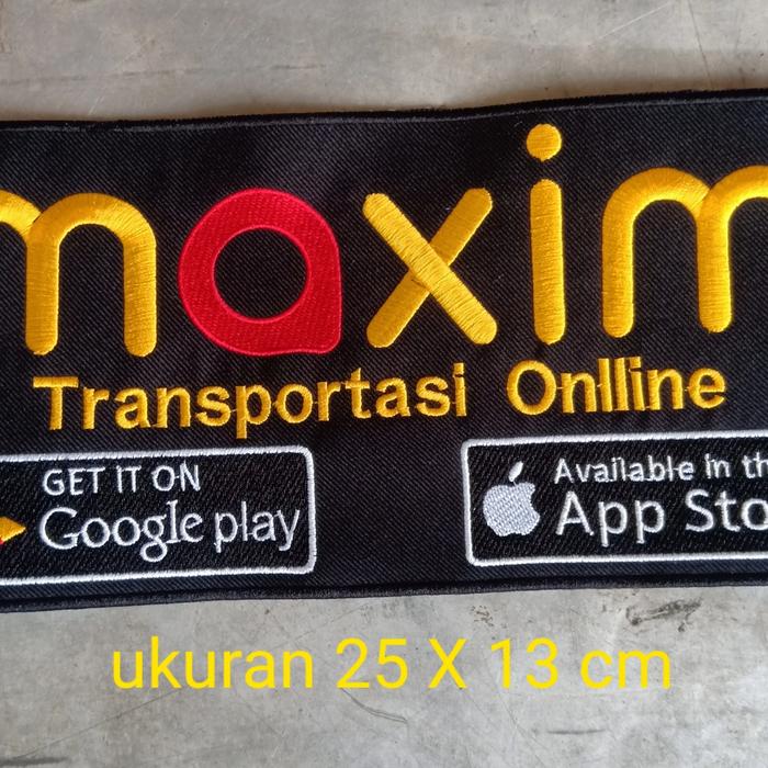 Bordir Patch Emblem Maxim
