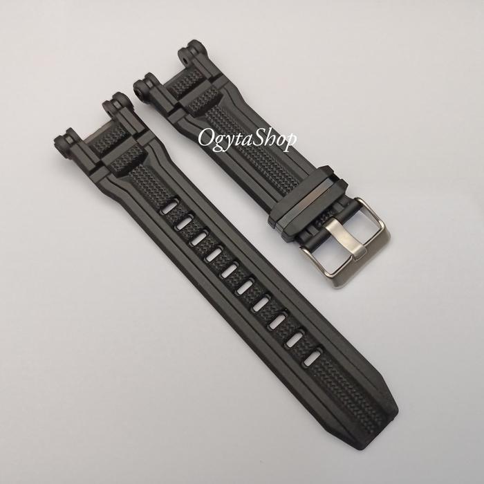 Tali Jam Tangan Pria Tali Q&Q Digital Tali Karet QQ M161J Original