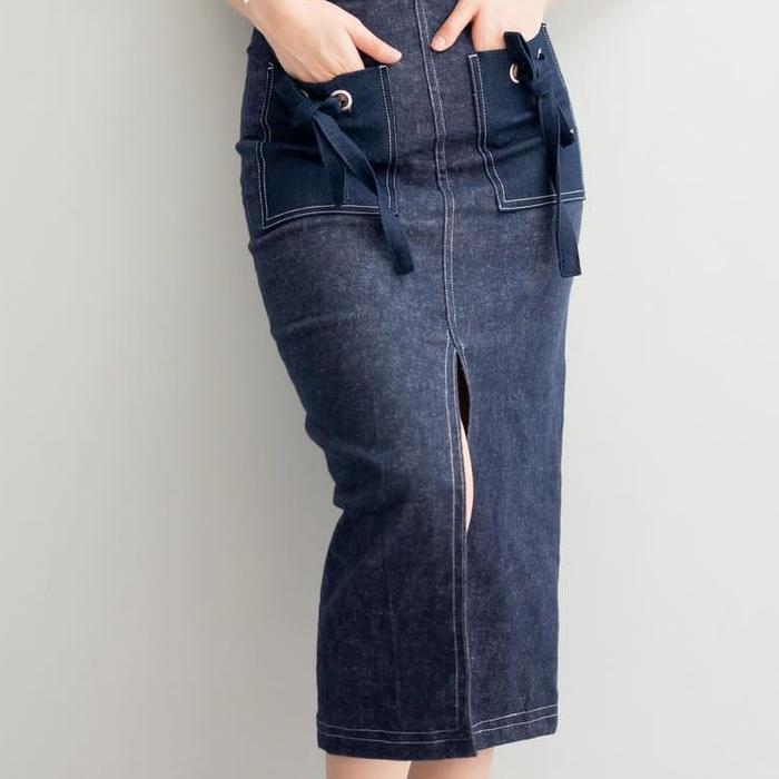 Skirt jeans/rok denim flomors/Morelli skirt flomors