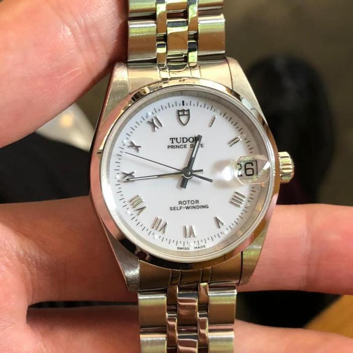 tudor prince date white dial