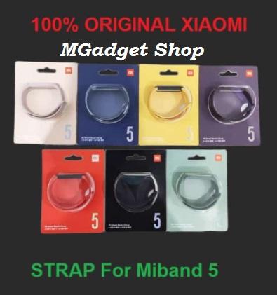 XIAOMI Strap Miband 5 Mi Band 5 Strap Original / Tali Jam
