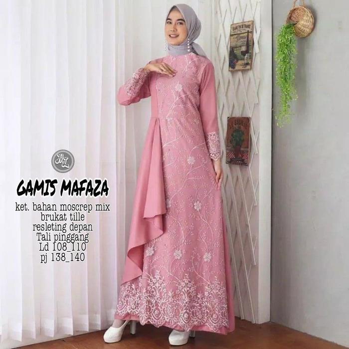 GAMIS BROKAT REMAJA TERBARU GAMIS PESTA BROKAT MAFAZA GAMIS WANITA