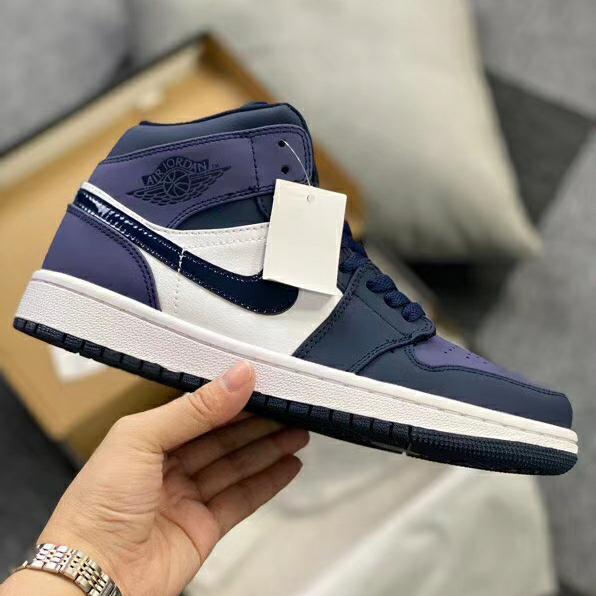 Nike Air Jordan 1 Mid Obsidian Sanded Purple