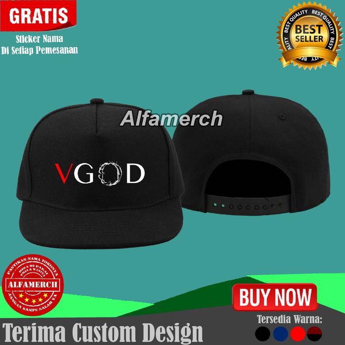 Topi Snapback V GOD VGOD simple keren (Must Have) Alfamerch