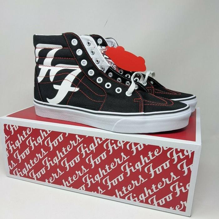 Vans sk8 hi foo fighters original resmi