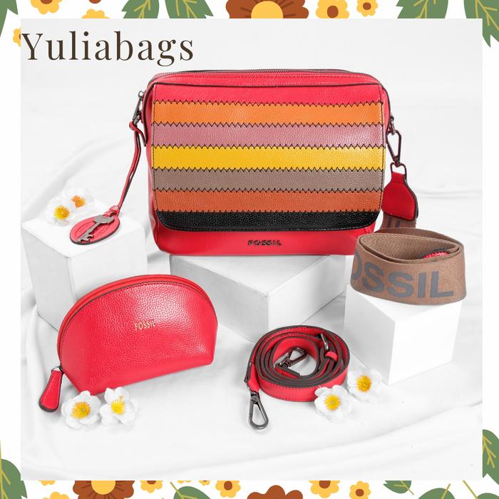 TAS FOSSIL SLEMPANG WANITA RAINBOW 3710
