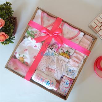 Kado Lahiran Bayi (GRATIS BUNGKUS BOX) Paket Baju Bayi + Bedak + Sabun
