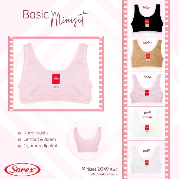 Sorex Miniset 2049 - Bra Remaja Tanpa Busa
