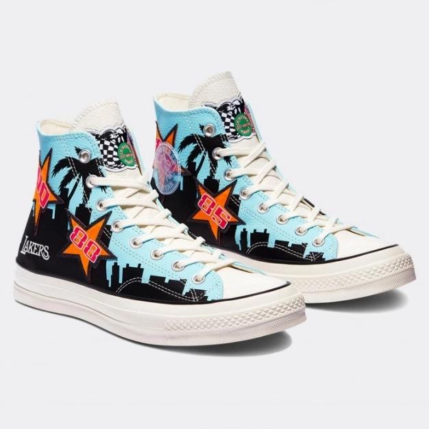 Converse Chuck 70 Hi x LA Lakers x Chinatown Market Original Resmi