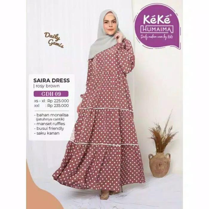 GAMIS KEKE HUMAIMA SAIRA SERIES - GDH 09