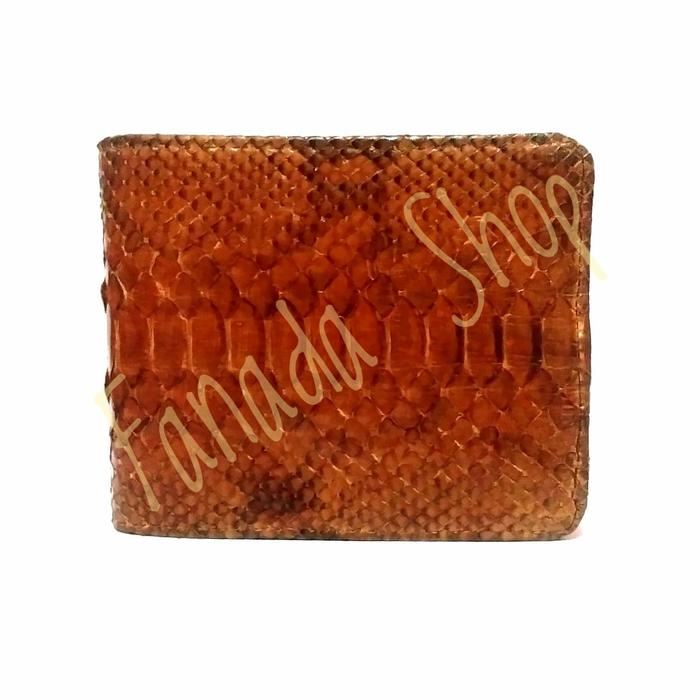 Dompet Pria Asli kulit ular Sanca/ Phyton model bifold exclusive