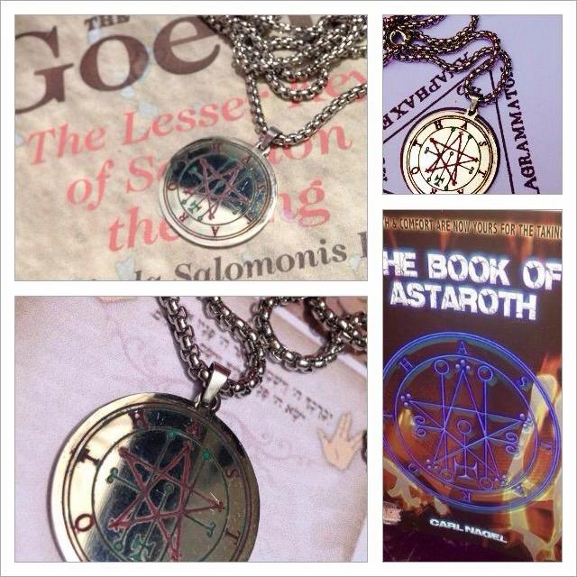 Kalung Liontin Titanium Etnik Astaroth Lafad Discovered Screets