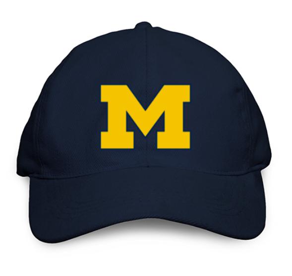 Topi Baseball Hat NCAA Football Michigan Wolverines Adjustable