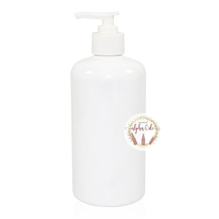 Botol Pump 500ml Plastik PET Putih IMPORT