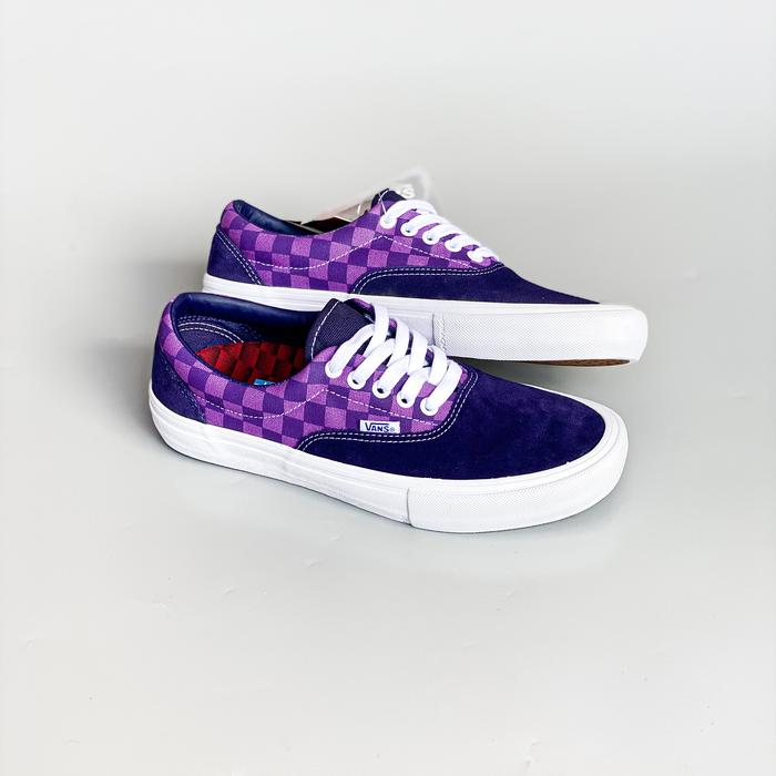 VANS ERA PRO X BAKER 'KADER SYLLA' PURPLE CHECKERBOARD ORIGINAL