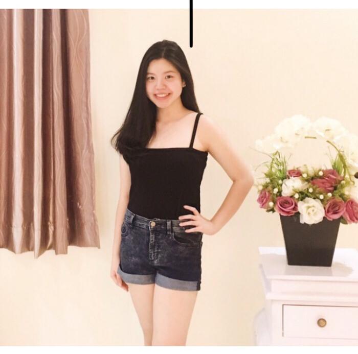 Square tank top spandek - TT square - Tank top basic