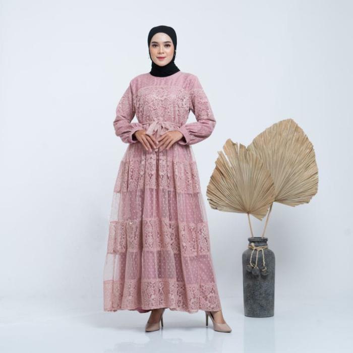 GAMIS BRUKAT ASMIRANDAH / GAMIS BRIDESMAID KONDANGAN JUMBO LD 120
