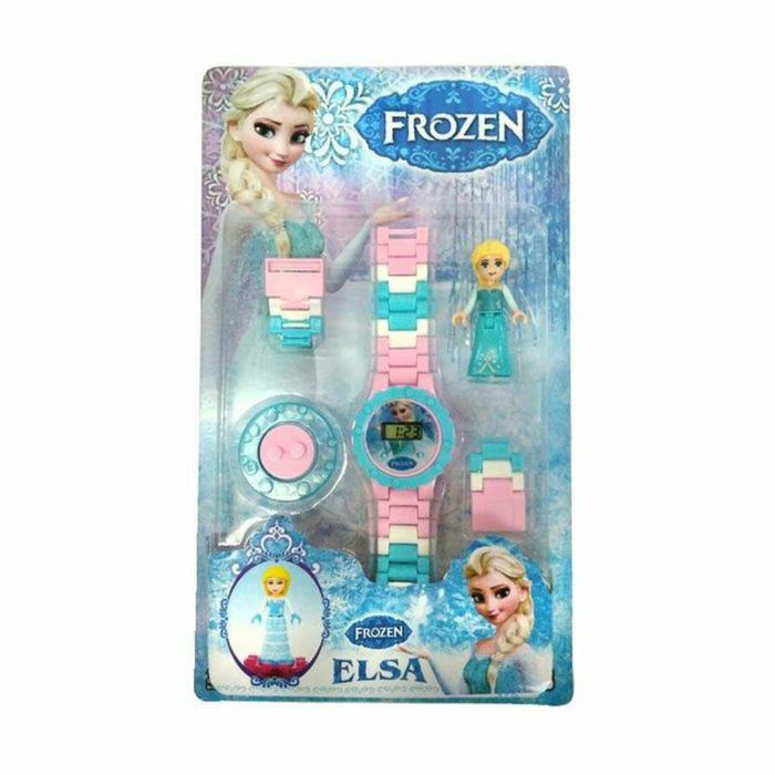 JAM TANGAN ANAK LEGO FROZEN ELSA MAINAN ANAK PEREMPUAN LEGO UNIKMURAH