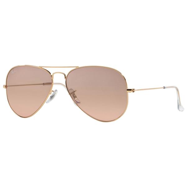 Rayban Kacamata Hitam Original AVIATOR RB 3025 001/3E 62 Gold
