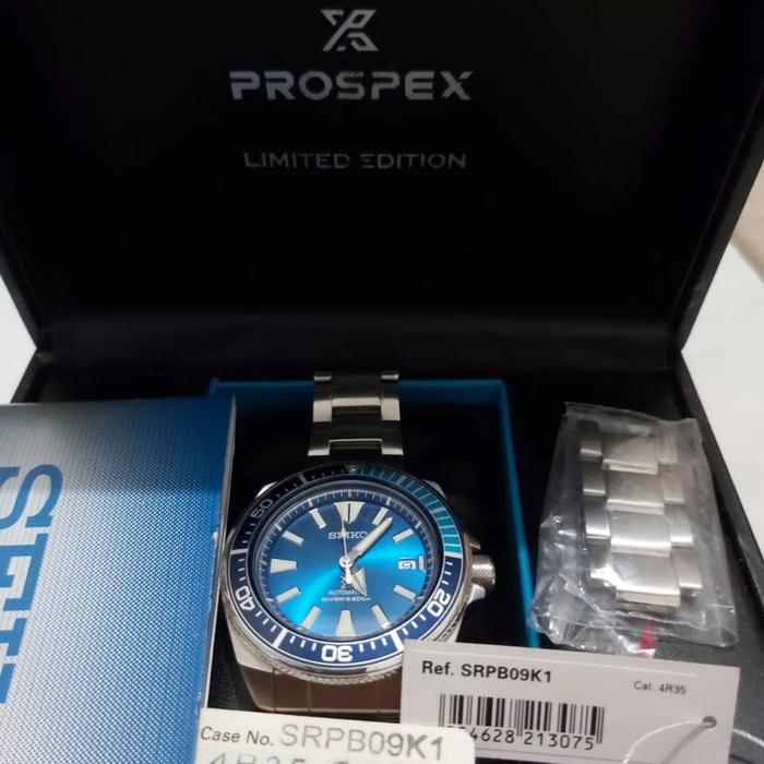 seiko srpb09k1 samurai blue lagoon (bl)