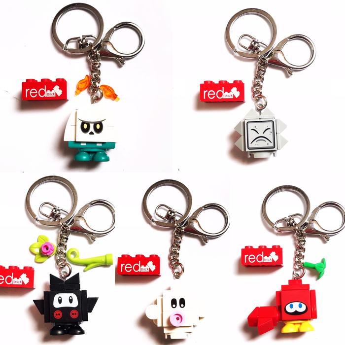 Gantungan Kunci / Bagcharm LEGO Super Mario Character