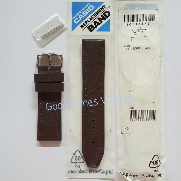 STRAP EDIFICE EFR-538L-5A EFR 538L EFR 538 Casio Original